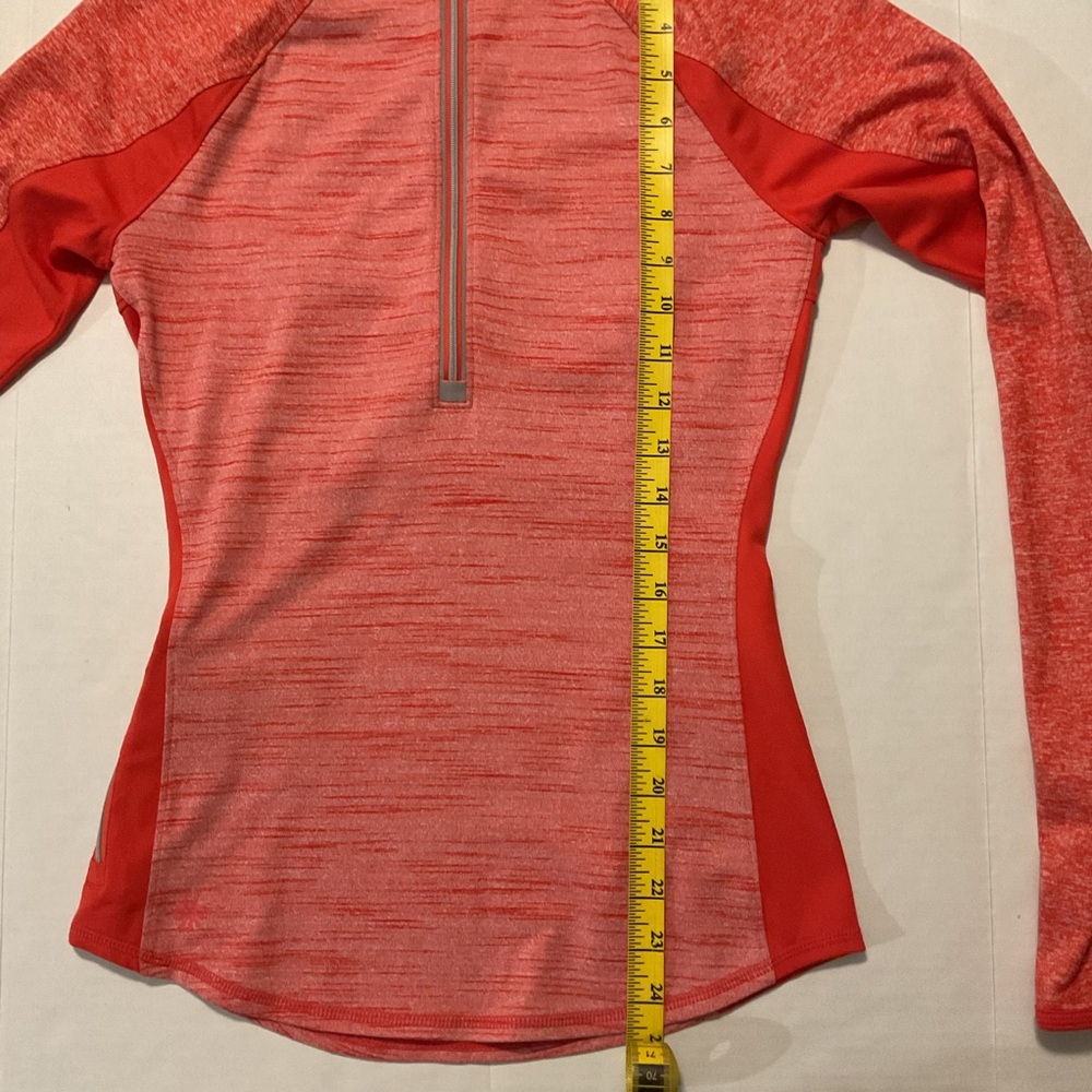 Athleta Women’s Half Zip Pullover Jacket size XS Orange - Picture 3 of 12